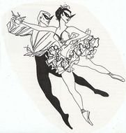Vintage Ballet Dancers