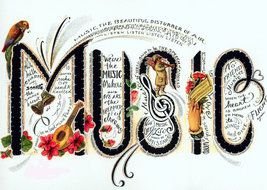 decorated word music