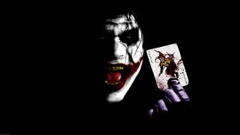 crazy joker drawing