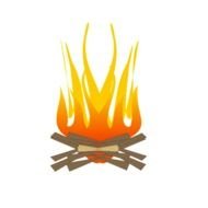 Fireplace Fire Clip Art drawing