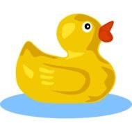 Clip art of Mother Duck toy