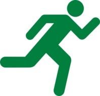 Stick Man Running Clip Art N14