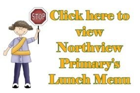 School Lunch text drawing
