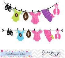 Gender Reveal Clip Art