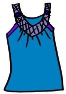 blue Tank Top drawing