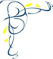 Yellow Swirl Clip Art N3