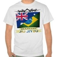 Brazilian Jiu Jitsu Australian Flag T Shirt