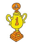 Clip art of sport cup