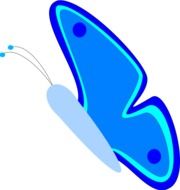 Butterfly Flying Clip Art N5