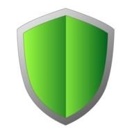 Green Gradient Shield Vector Free Images Drawing Icons