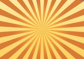Retro Sun poster drawing