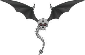 Monster Skull Clip Art drawing