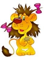 funny lion drawing