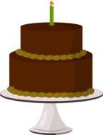 Chocolate Cake Clip Art drawing