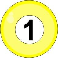 Billiards Pool Ball Clip Art N3