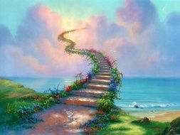 Ä°llustration of Rainbow Bridge To Heaven