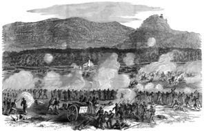 Chickamauga Battle drawing