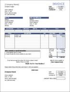 Sales Invoice Template Excel