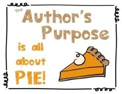 authors purpose is all about pie