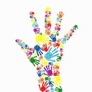 Colorful Hand Prints