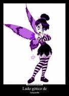 Clip art of the gothic tinkerbell