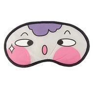 Ä°llustration of Cartoon Sheep Face sleep mask