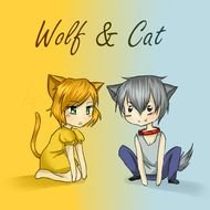 Minecraft Wolf And Cat