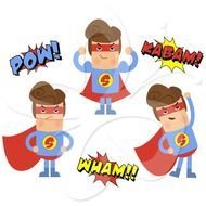 Superhero Clip Art N36