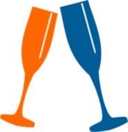 Champagne Glasses Clip Art N3