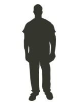fat Person Outline drawing