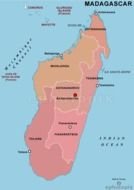 Madagascar Map drawing