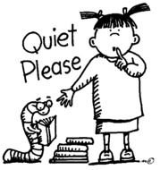Be Quiet Sign Clip Art N3