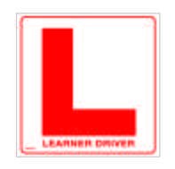 Learner Driver as a logo