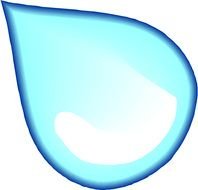 Raindrops Template drawing