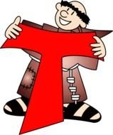 cartoon priest
