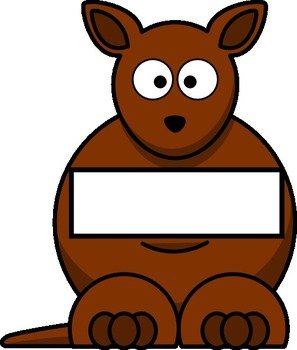 Kangaroo Clip Art N18