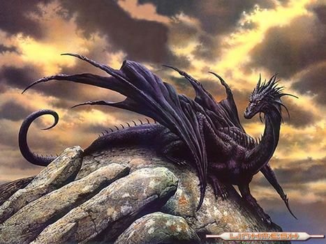 Dragones Rojos Imagenes Fantasia Negros Dibujos De