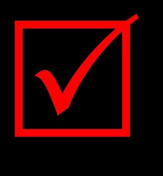 Red Check Mark PNG