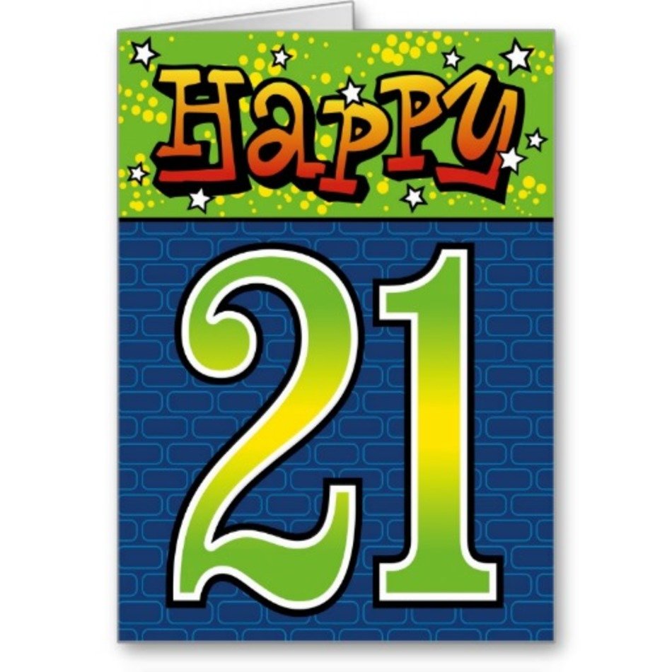 Happy 21st Birthday Cards N2