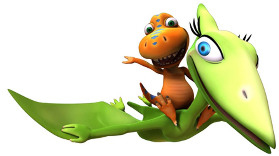 Il Treno Dei Dinosauri as a graphic illustration