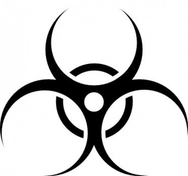Biohazard Symbol Clip Art N6