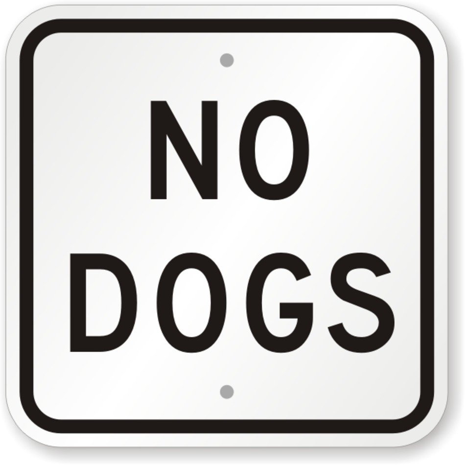 No dogs allowed signs n6 free image download