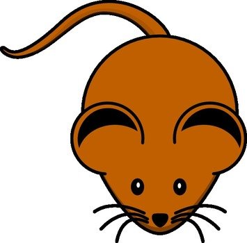 Brown Mouse Clip Art N7