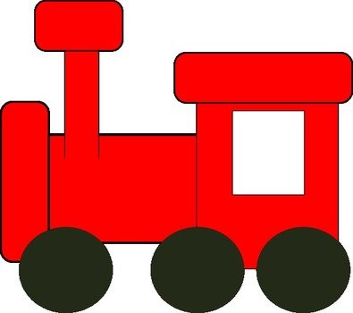 Red Train Clip Art N2
