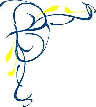 Yellow Swirl Clip Art N3