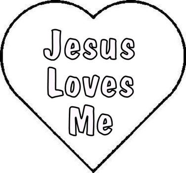 Jesus Loves Me Coloring Pages