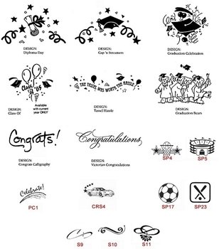 Graduation Clip Arts Designs