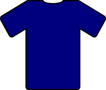 Blue Shirt Clip Art N2