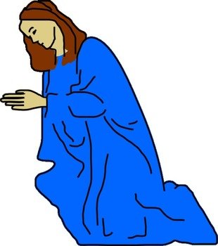 Christian Women Praying Clip Art