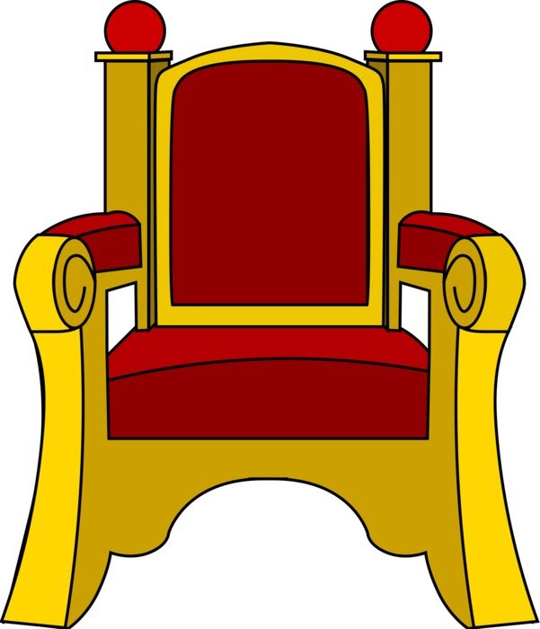 clipart of the gold throne